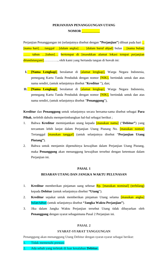 Pratinjau isi Bundle Utang Piutang & Penagihan