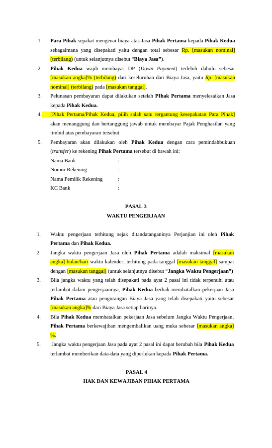 Pratinjau Perjanjian Jasa Pembuatan Logo halaman 2