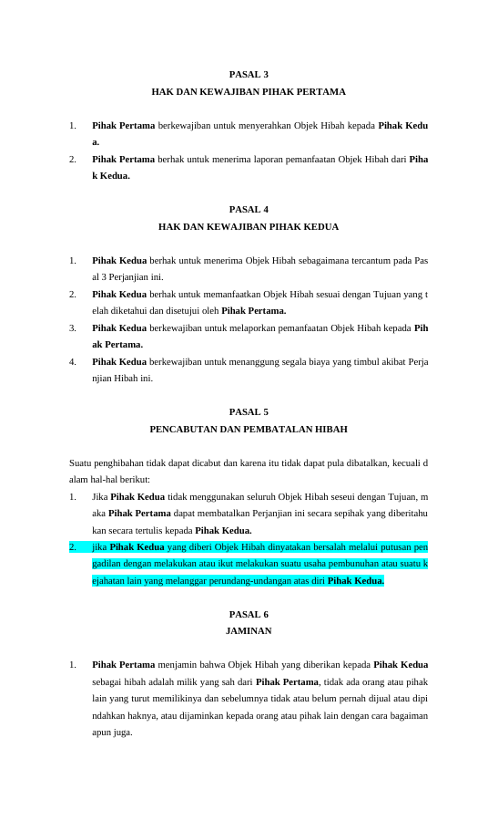 Pratinjau Perjanjian Hibah halaman 2